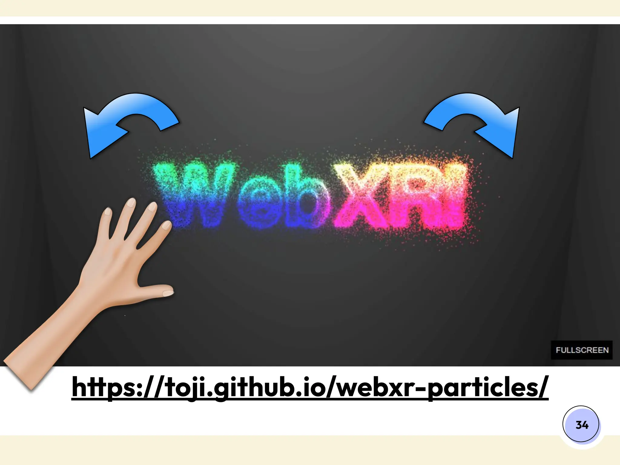 https://toji.github.io/webxr-particles/
34
 