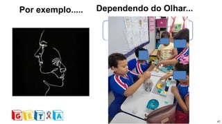 41
Comportamentos
repetitivos e restritos
Por exemplo..... Dependendo do Olhar...
HIPERFOCO
 