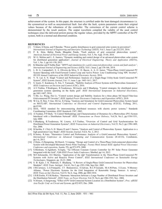 Stability analysis of photovoltaic system under grid faults | PDF