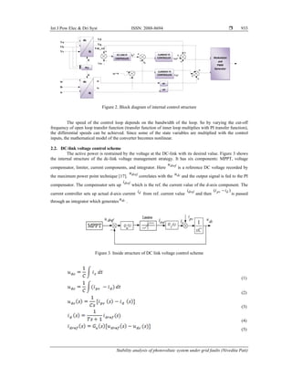 Stability analysis of photovoltaic system under grid faults | PDF