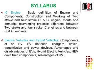 Mechanical Engineering IC engine and SI engine.pdf