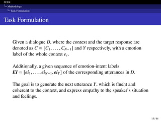 Empathetic Dialogue Generation via Sensitive Emotion Recognition and ...