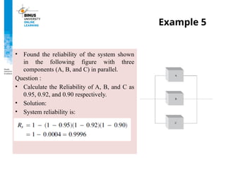Reliability Engineering 4 Box Examples 20240216155000_PPT10-Reliability-Quality Engineering | PPTX