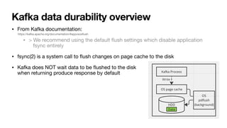 Why does (not) Kafka need fsync: Eliminating tail latency spikes caused ...