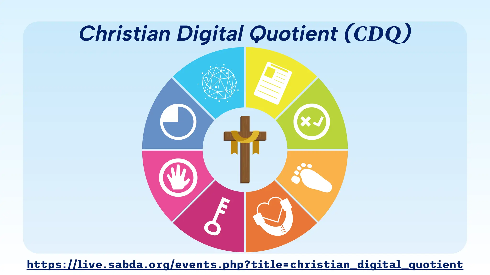 Christian Digital Quotient (CDQ)
https://live.sabda.org/events.php?title=christian_digital_quotient
 