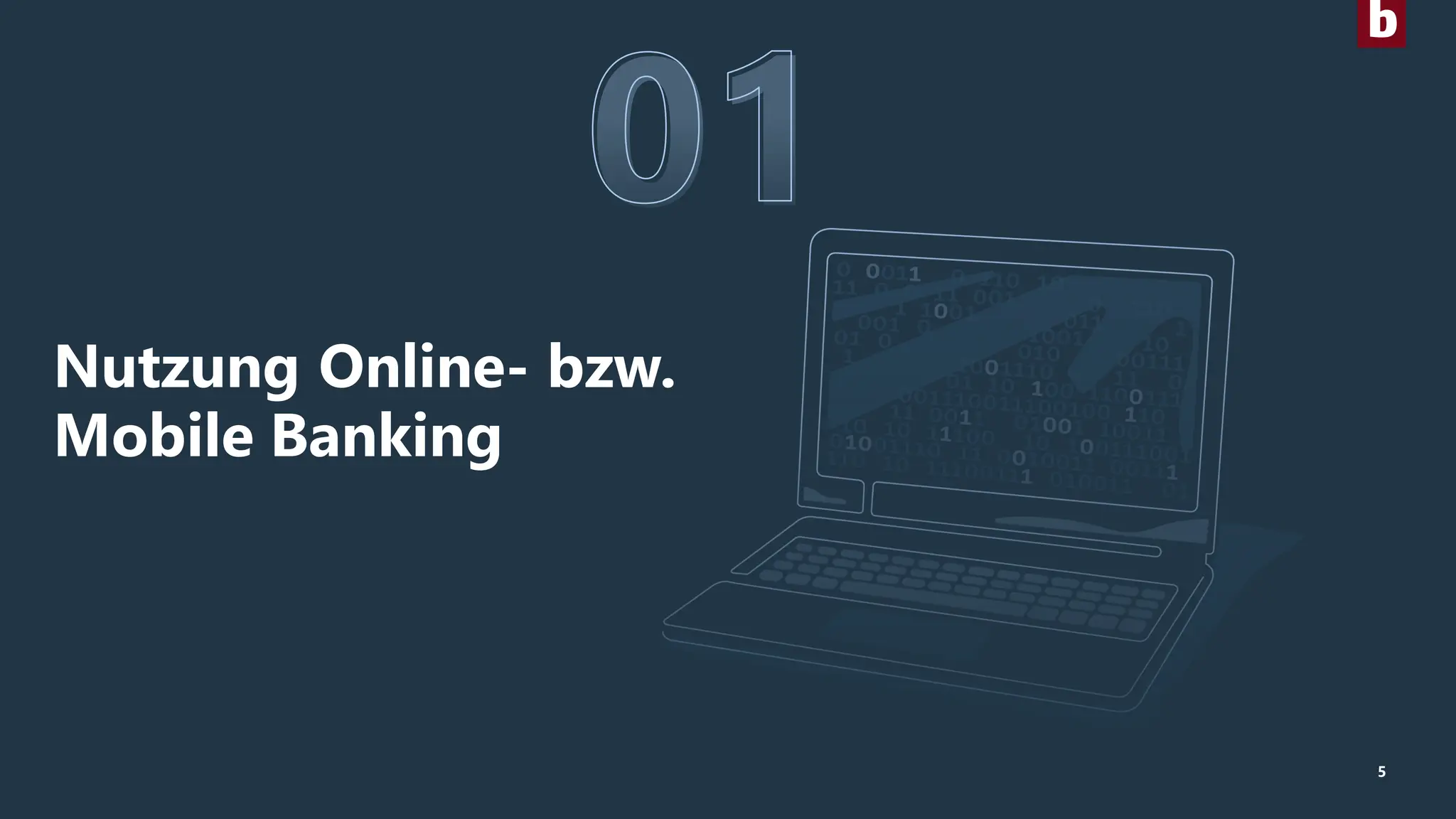 Nutzung Online- bzw.
Mobile Banking
5
 