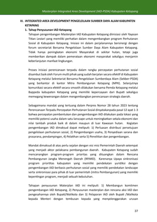 Masterplan IAD-PSDA Kabupaten Ketapang Provinsi Kalimantan Barat | PDF