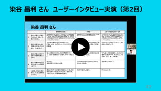 染⾕ 昌利 さん ユーザーインタビュー実演（第2回）
43
 