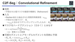論文紹介：Coarse-to-Fine Amodal Segmentation with Shape Prior | PDF