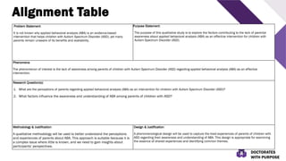Qualitative Prospectus Doctoral Presentation | PPTX