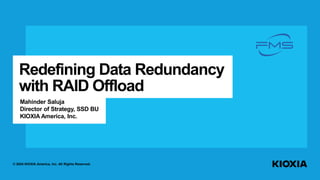 Redefining Data Redundancywith RAID Offload | PDF