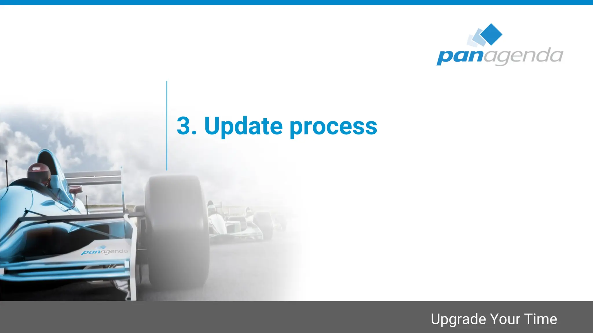Upgrade Your Time
3. Update process
 