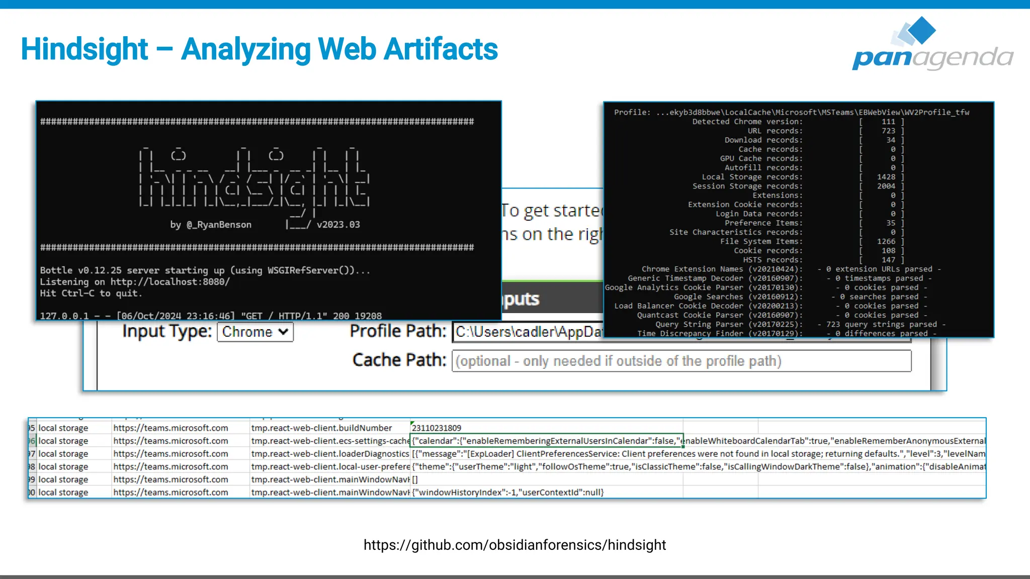 Hindsight – Analyzing Web Artifacts
https://github.com/obsidianforensics/hindsight
 
