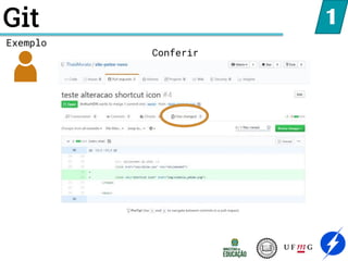 Git 1
Exemplo
Conferir
 