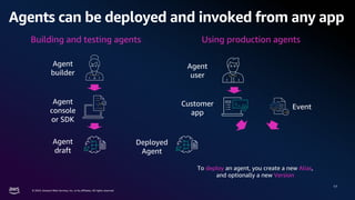 Automated Workflows and AI Agents with Amazon Bedrock | PDF