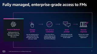 Automated Workflows and AI Agents with Amazon Bedrock | PDF