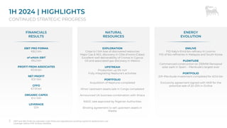 FINANCIALS
RESULTS
1H 2024 | HIGHLIGHTS
CONTINUED STRATEGIC PROGRESS
2
EBIT PRO FORMA
€8.2 bln
of which: EBIT
€6.2 bln
PRO...