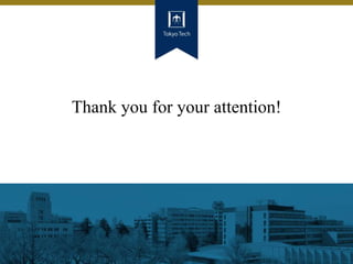 Thank you for your attention!
 