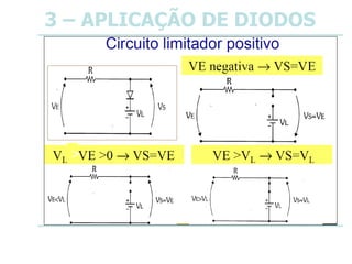 >
3 – APLICAÇÃO DE DIODOS
 