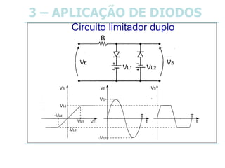 3 – APLICAÇÃO DE DIODOS
 