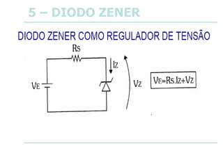 5 – DIODO ZENER
 
