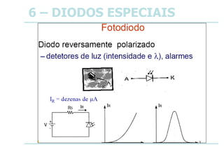 6 – DIODOS ESPECIAIS
 