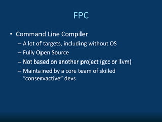 Fpc Compiler 2024 DAPUG Conference Arnaud Bouchez FPC and Lazarus | PDF