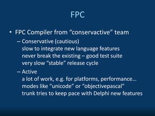 Fpc Compiler 2024 DAPUG Conference Arnaud Bouchez FPC and Lazarus | PDF