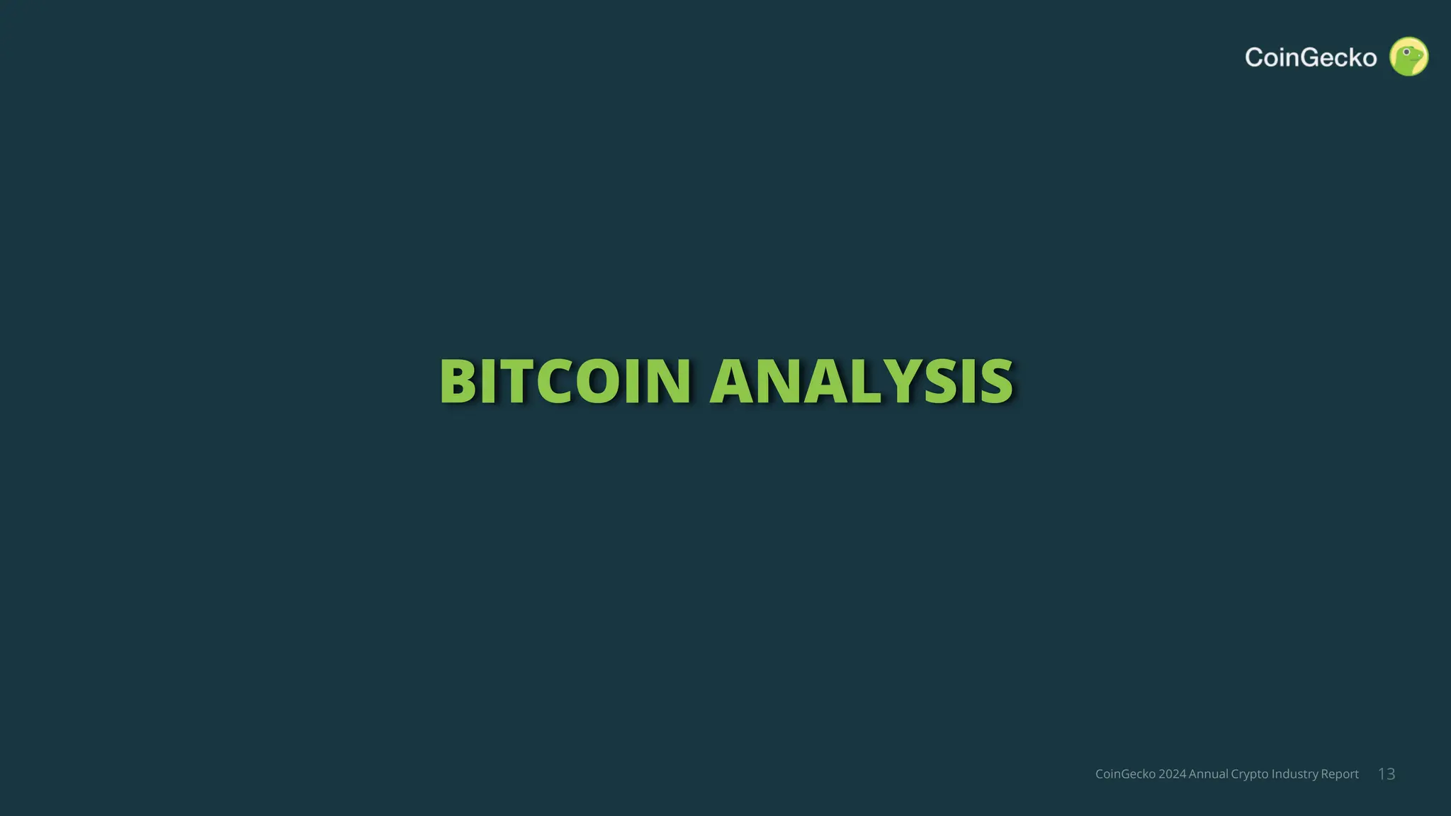 2024 Annual Crypto Industry Report | CoinGecko | PDF