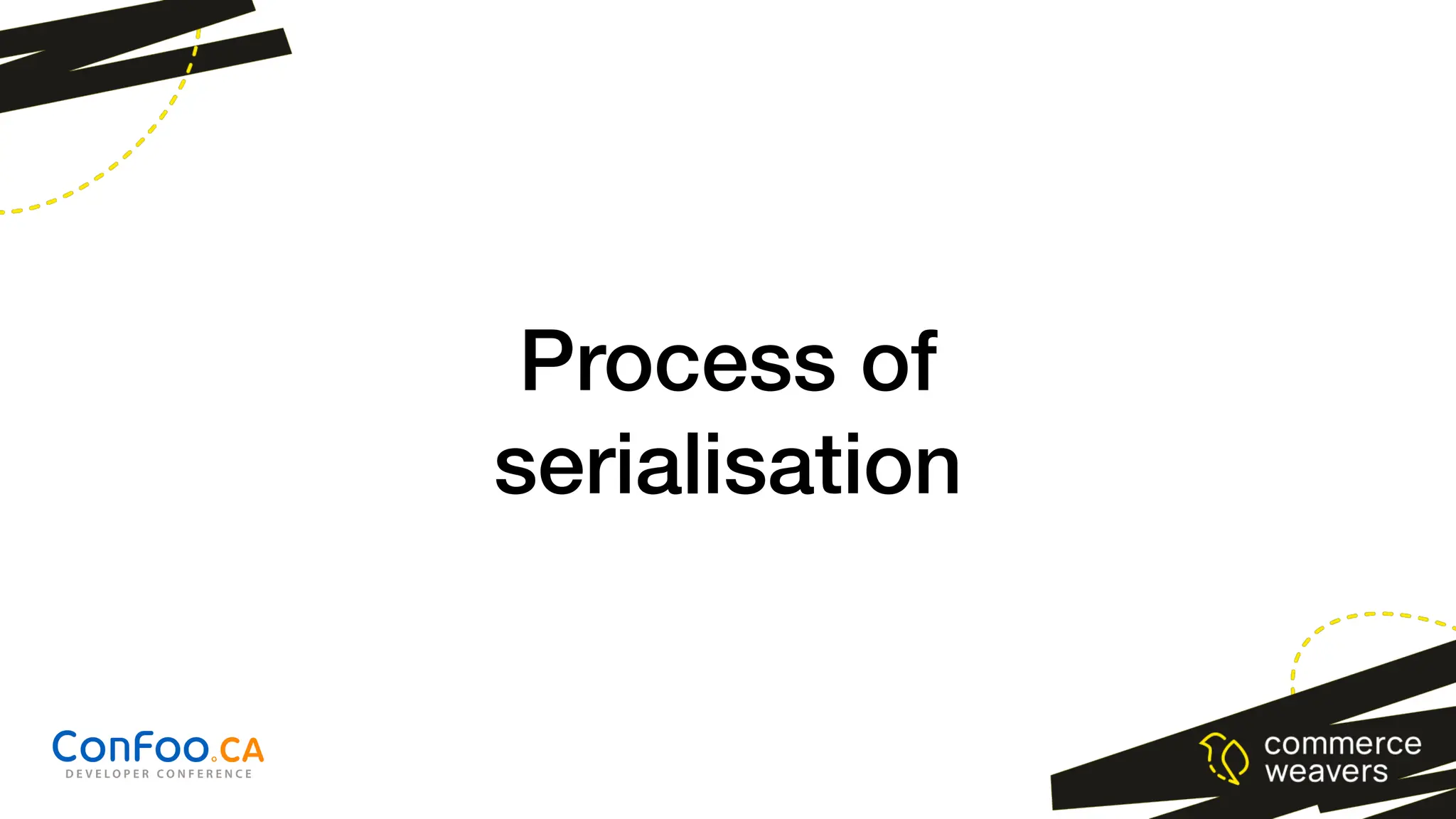 Process of
serialisation
 