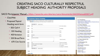 Effecting Positive Change in Library Communities by Establishing ...