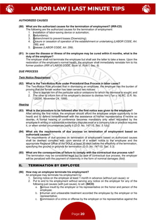 2024 Learning Materials Lmt In Labor Law Pdf