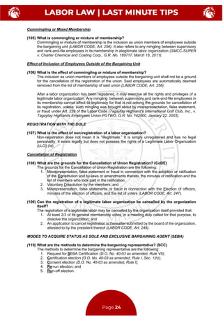 2024 Learning Materials Lmt In Labor Law Pdf