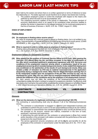 2024 Learning Materials Lmt In Labor Law Pdf