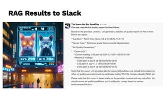 RAG Results to Slack
 
