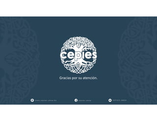 Gracias por su atención.
 