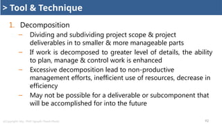 Project Software Scope Management for PMP | PPTX