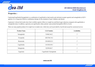 cagrilintide dosing chart 2024 the latest weight loss peptide vials--CagriSema .pdf