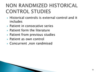 clinical trials types and design | PPTX