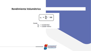 Rendimiento Volumétrico
 