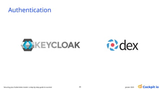 Authentication
janvier 2025
49
Securing your Kubernetes cluster: a step-by-step guide to success!
 