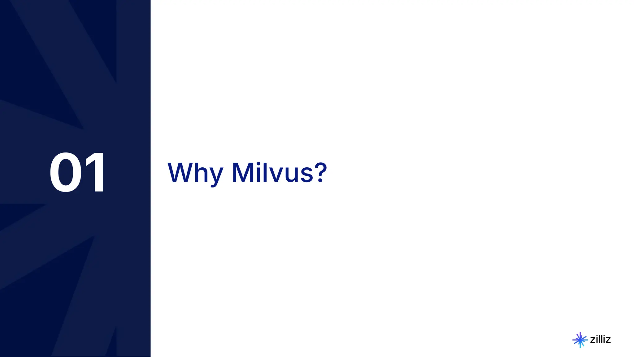 7 | © Copyright 2025 Zilliz
7
01 Why Milvus?
 