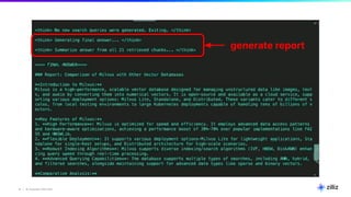 41 | © Copyright 2025 Zilliz
41
generate report
 