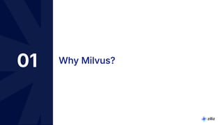 7 | © Copyright 2025 Zilliz
7
01 Why Milvus?
 