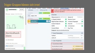 Trigger-Gruppen können sich irren!
 