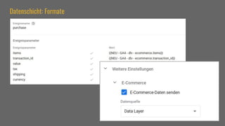 Datenschicht: Formate
 