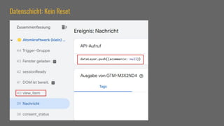 Datenschicht: Kein Reset
 