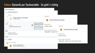 Exkurs: Dynamik per Suchvariable - So geht`s richtig
 