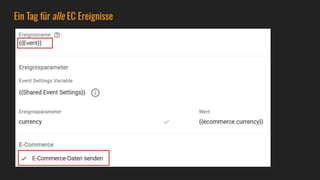 Ein Tag für alle EC Ereignisse
 