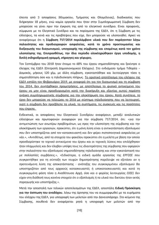 έπειτα από 3 αποφάσεις (Κλιμακίου, Τμήματος και Ολομέλειας), διαδικασίες που
διήρκησαν 18 μήνες, ενώ καμία εργασία που ήτα...
